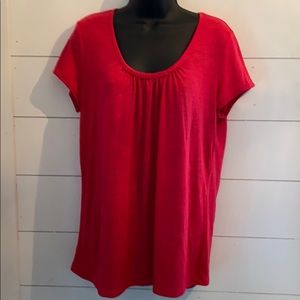 Red tunic shirt